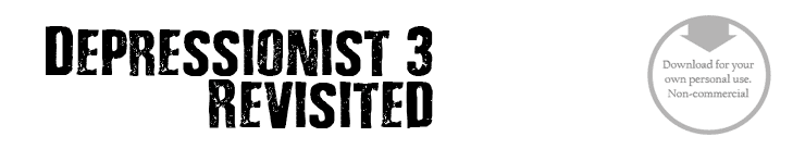 Depressionist 3 Revisited - Font