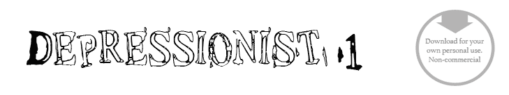 Depressionist 1 - Font