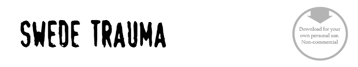 Swede Trauma - Font