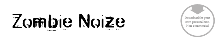 Zombie-Noize - Font
